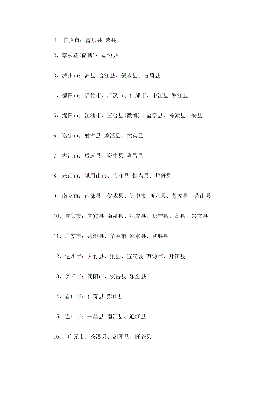 四川新增19个扩权强县试点县获市级经济管理权限_第2页