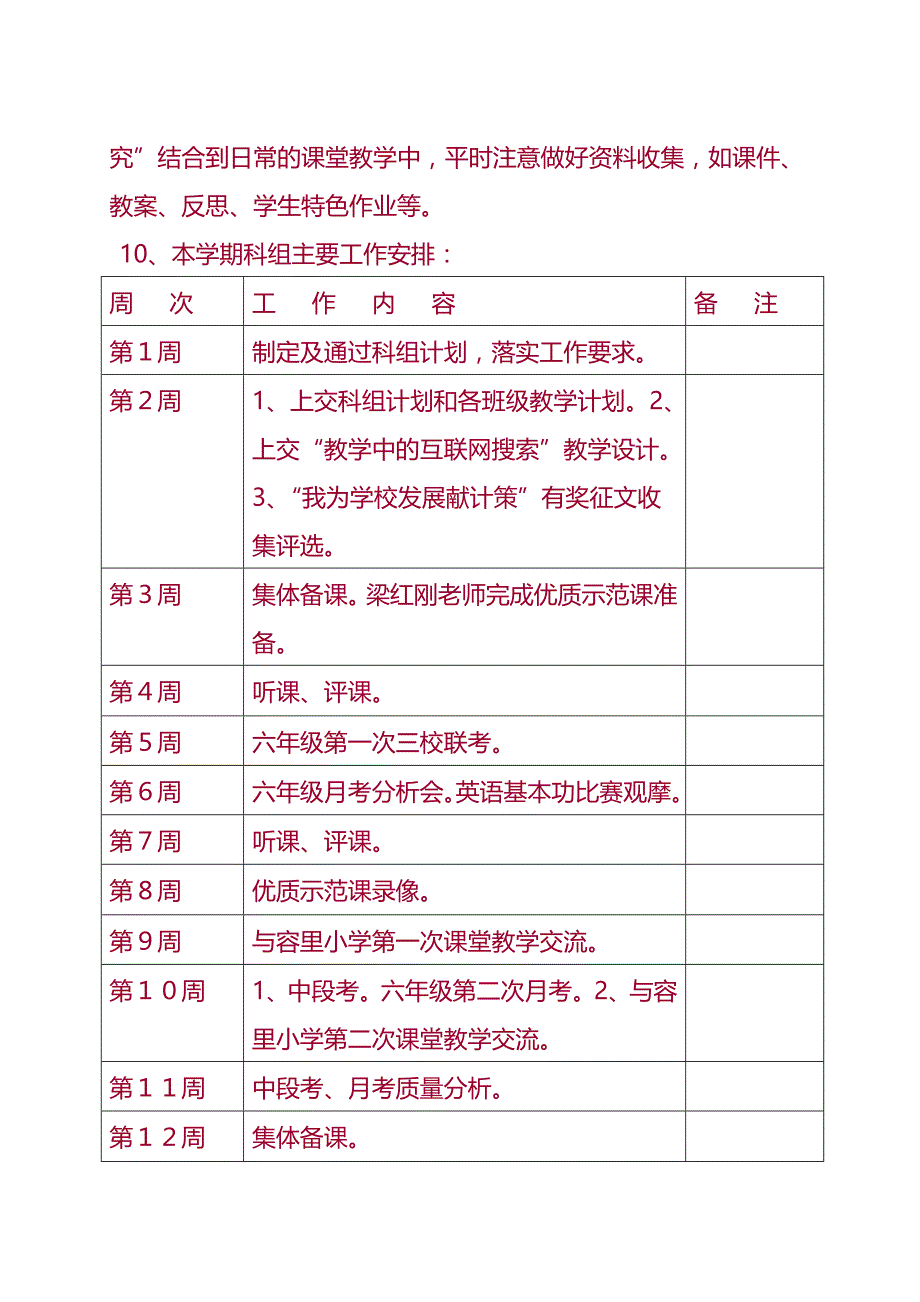 2010-2011学年度第二学期上佳市小学英语科组工作计划_第3页