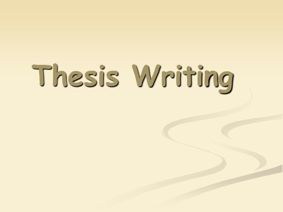 thesiswriting论文写作_第1页