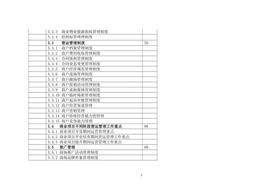 重庆世睿达商业管理有限公司商业运营管理手册(审批稿)_第5页