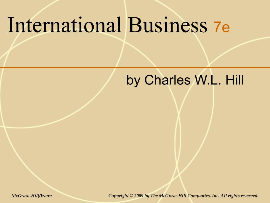 国际商务internationalbusiness(charlesw.l.hill第七版)chap006thepoliticaleconomyofinternationaltrade_第1页