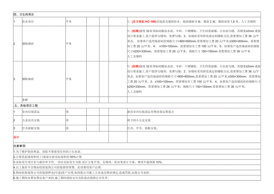 《合同报价单模板》doc版_第3页