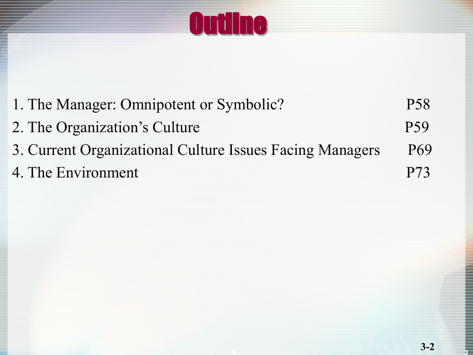 管理学（双语）chap3organizationalcultureandtheenvironment_第2页