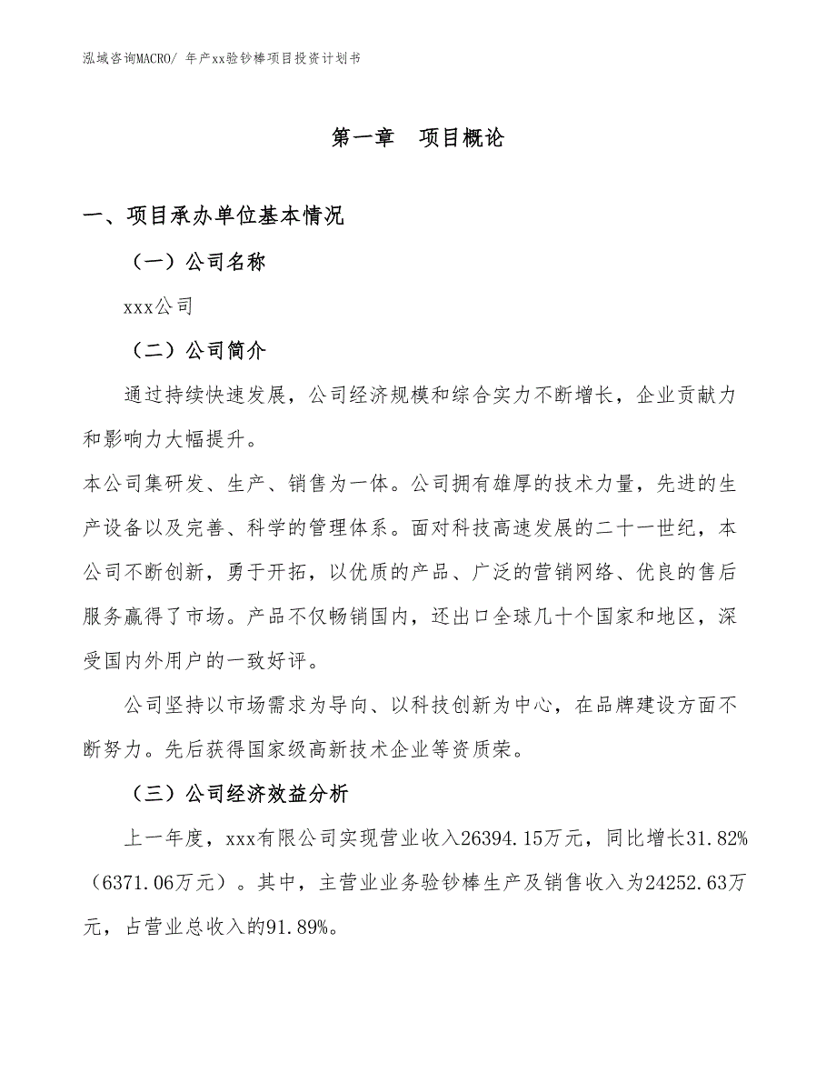 年产xx验钞棒项目投资计划书_第2页