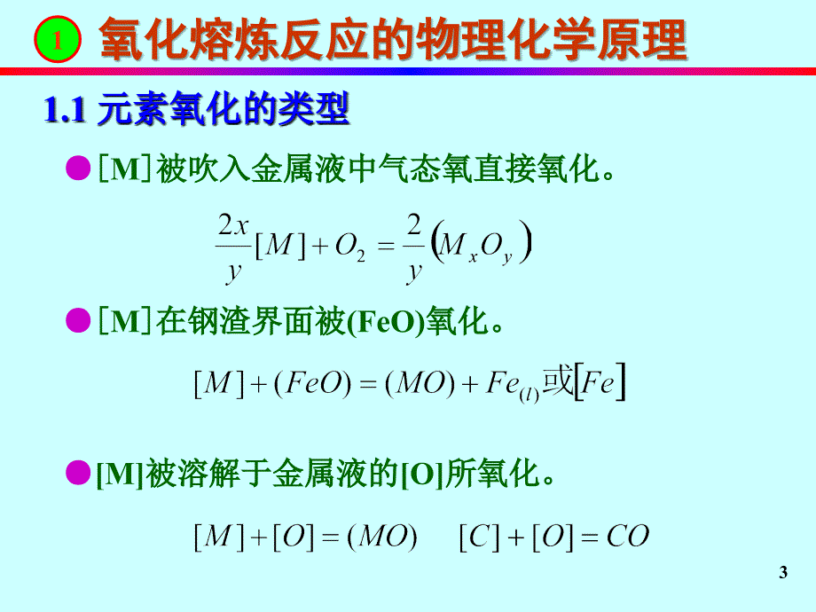 冶金学第七章氧化熔炼反应_第3页