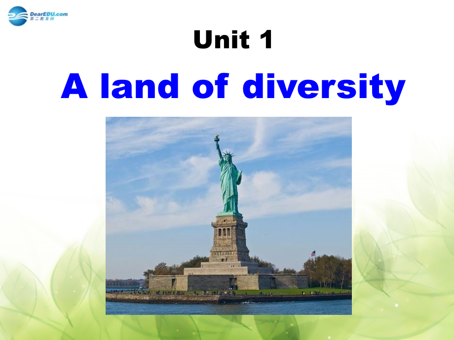 2014-2015学年高中英语unit1alandofdiversitywarmingup课件新人教版选修_第1页