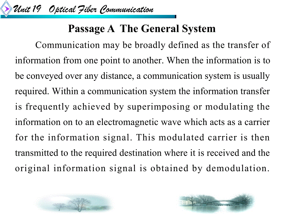 电子信息类专业英语（西电第二版）unit19opticalfibercommunication_第2页