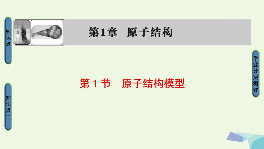 2017_2018年高中化学第1章原子结构第1节原子结构模型课件鲁科版选修_第1页