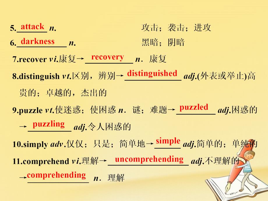 2018届高考英语一轮复习unit1hopeandlove课件重庆大学版必修_第2页