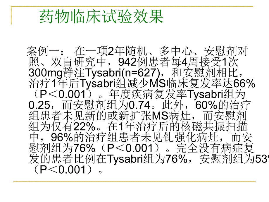 tysabri对多发性硬化症的治疗ppt课件_第4页