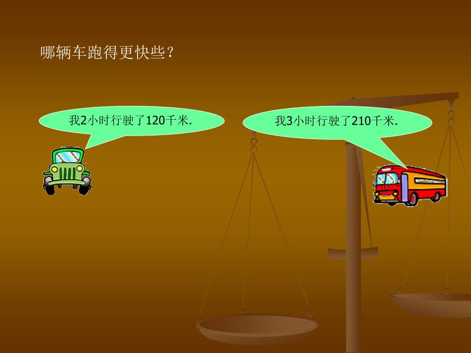 北师大版四年级数学上册路程、时间与速度ppt课件_第3页