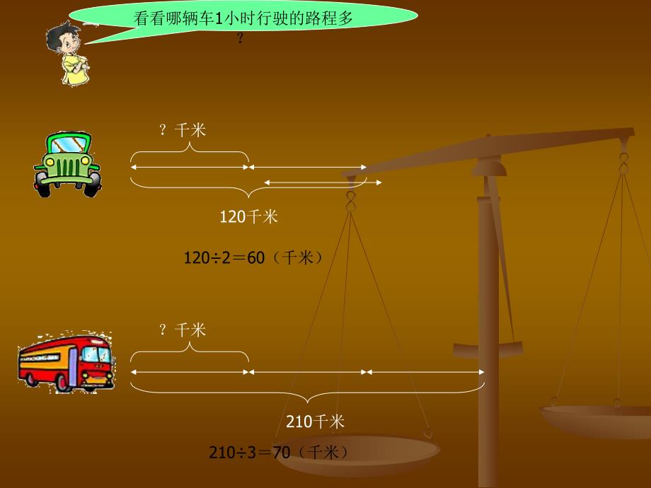 北师大版四年级数学上册路程、时间与速度ppt课件_第4页