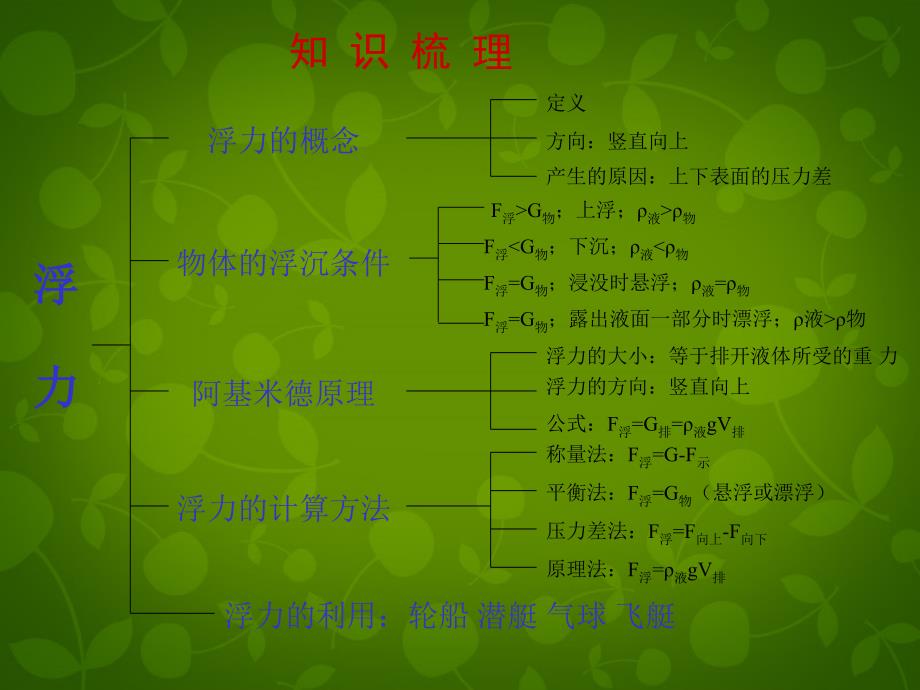 山东省龙口市诸由观镇诸由中学中考物理浮力复习课件新人教版_第2页