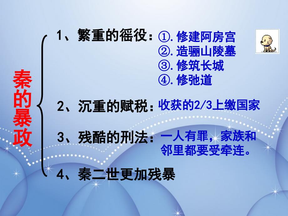 江苏省南通市唐闸中学七年级历史上册《第11课伐无道，诛暴秦》课件1新人教版_第2页