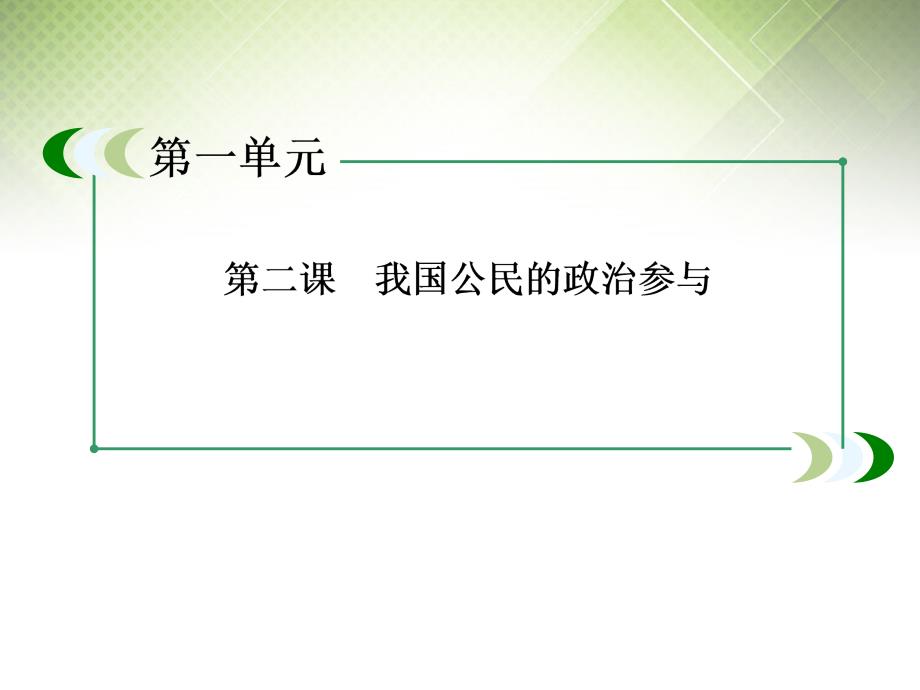 广东省揭阳一中高考政治复习政治生活第一单元第2课我国公民的政治参与课件3新人教版必修_第2页