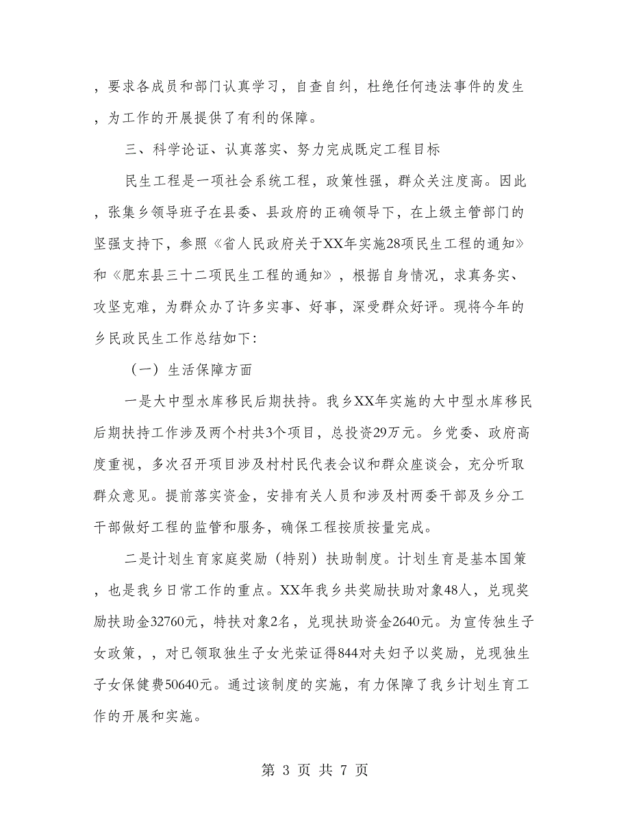 镇村民生目标项目总结_第3页