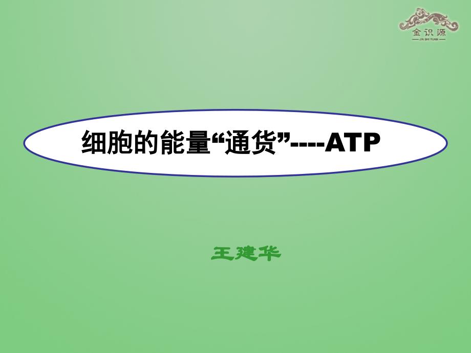 高中生物第五章第二节细胞的能量“通货”——atp课件新人教版必修_第1页