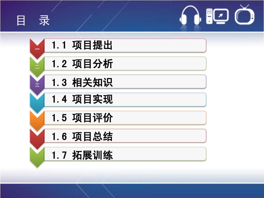 多媒体技术应用案例教程ppt项目一多媒体技术典型应用—平面、动画、dv、网站、课件项目调研与鉴赏_第3页