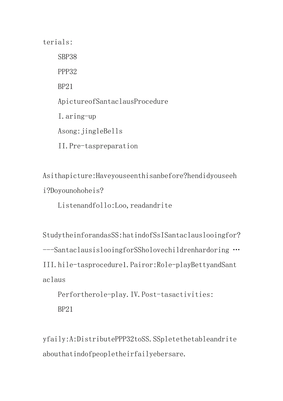 七年级英语santaclausisingtotown教案_第2页