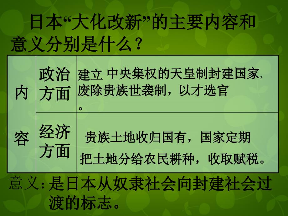 山东省临沂市蒙阴县第四中学九年级历史上册第4课《亚洲封建国家的建立》课件新人教版_第4页