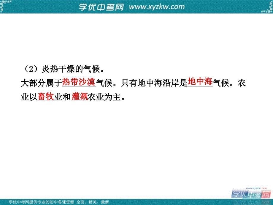 甘肃省兰州市第三十一中学七年级地理下册 2.9 中东－埃及 非洲（撒哈拉以南的非洲）课件 新人教版_第5页