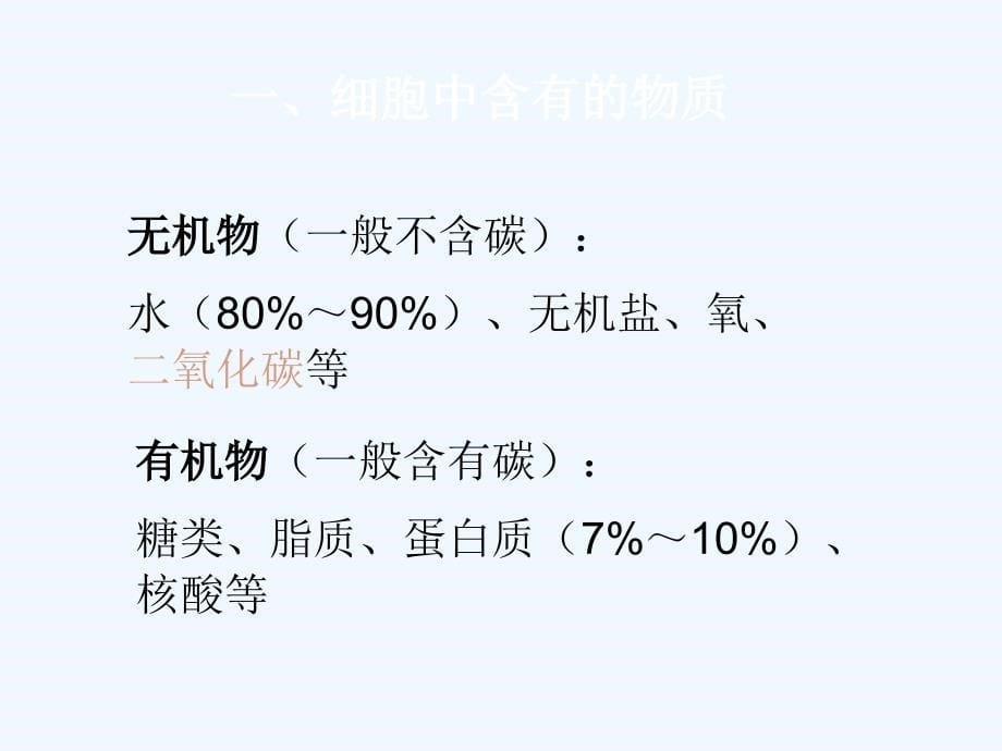 浙江省宁波市七年级生物上册《2.2.1 细胞的生活需要物质和能量》课件 （新版）新人教版_第5页