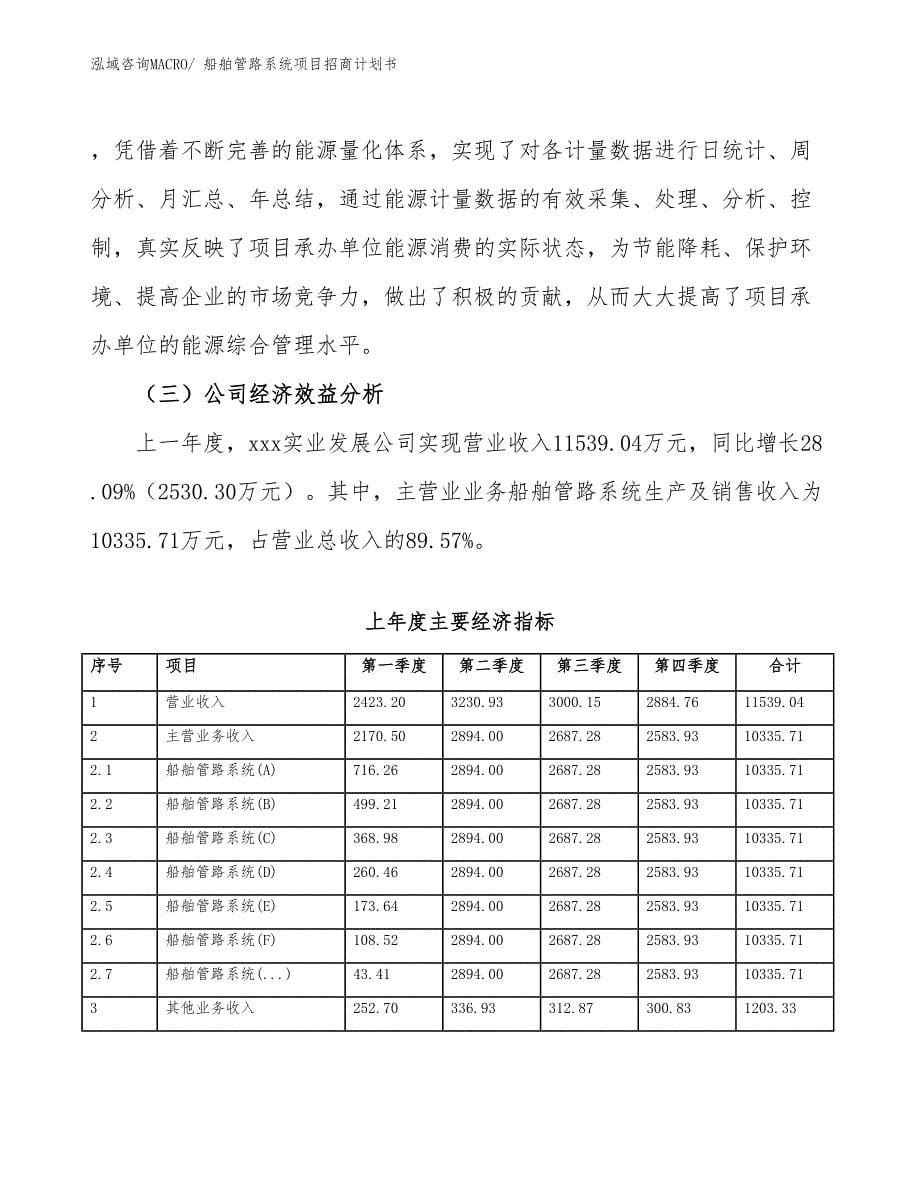 船舶管路系统项目招商计划书_第5页