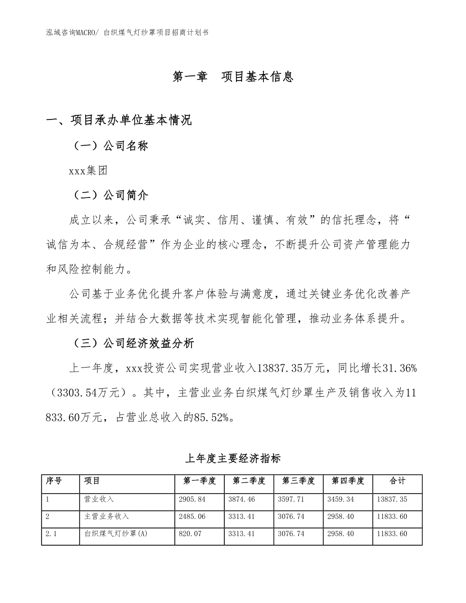 白织煤气灯纱罩项目招商计划书_第4页