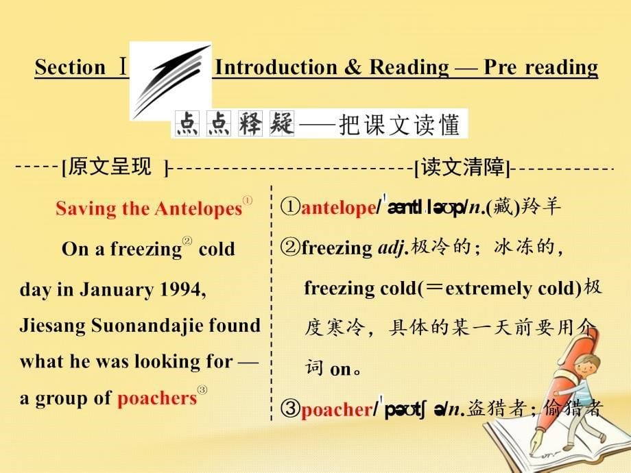 2017_2018学年高中英语module6animalsindangersectionⅰintroduction&amp;reading_pre_reading课件外研版必修5201801251280_第5页