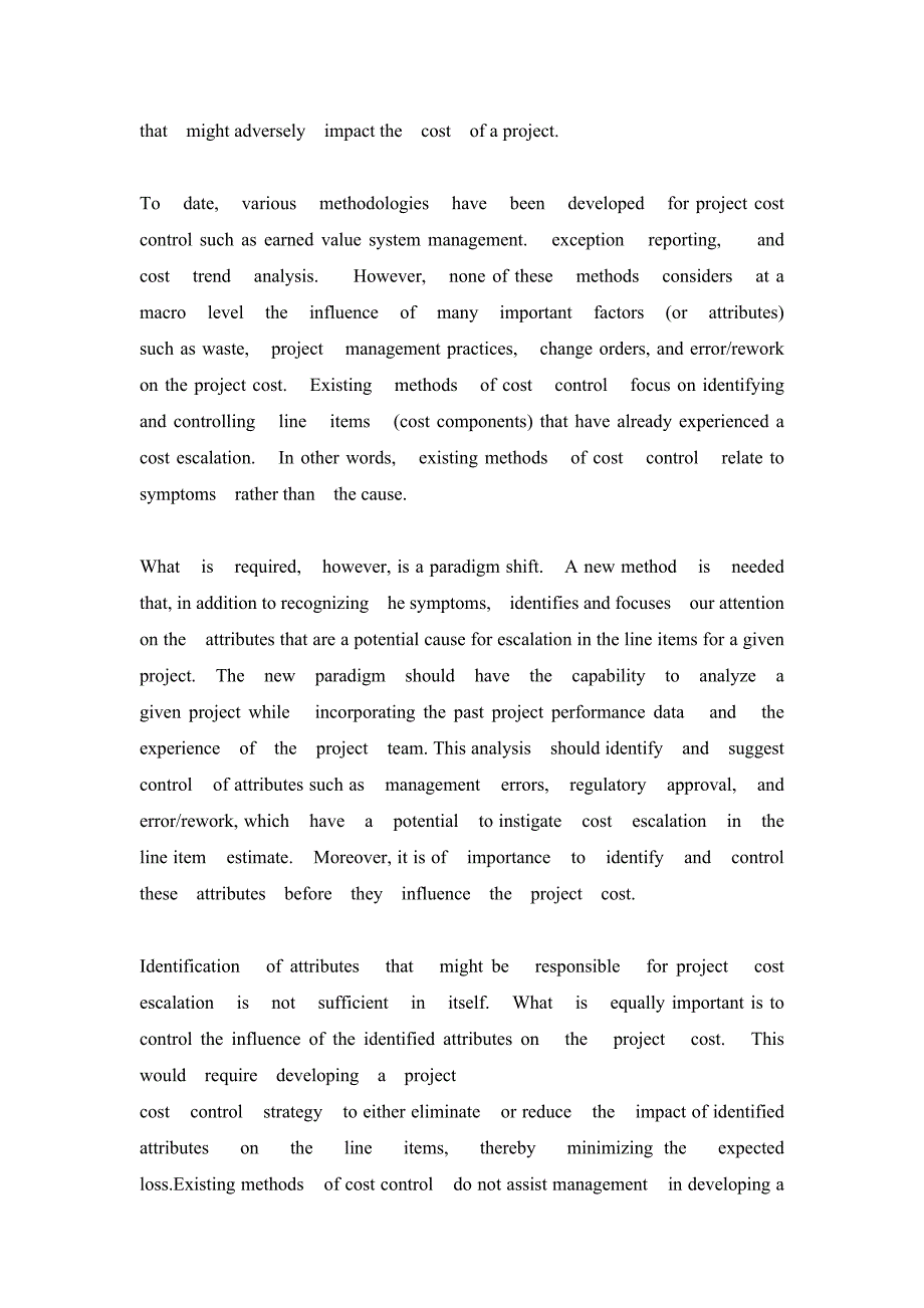 成本管理计划支持系统——工程造价控制策划和规划的新范例-毕业设计外文翻译_第2页