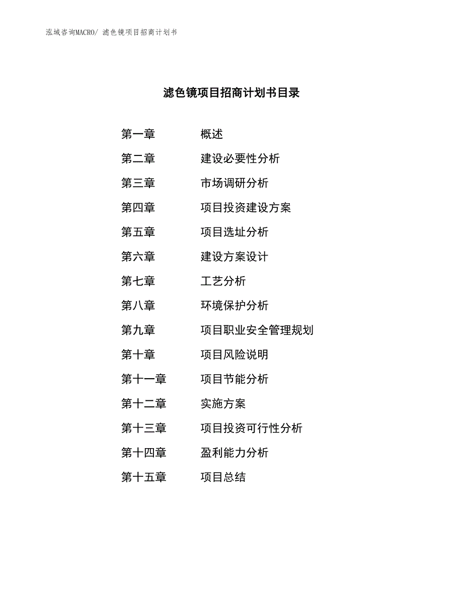 滤色镜项目招商计划书_第3页