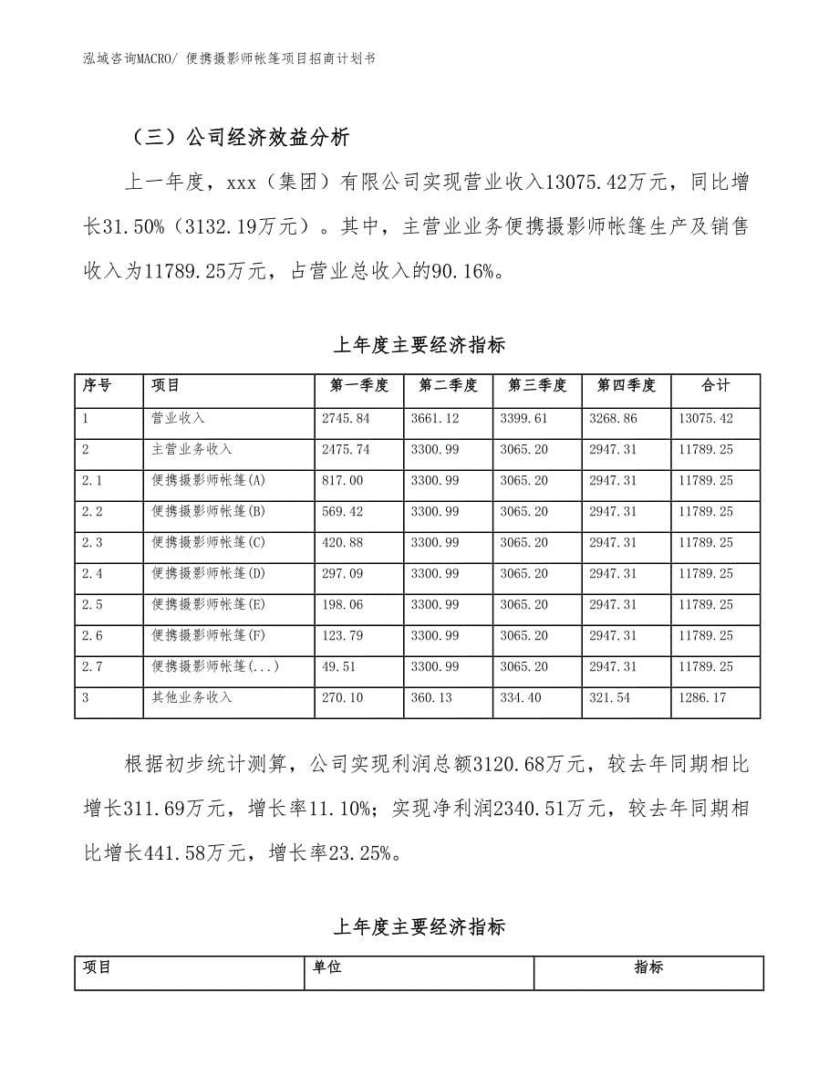 便携摄影师帐篷项目招商计划书_第5页