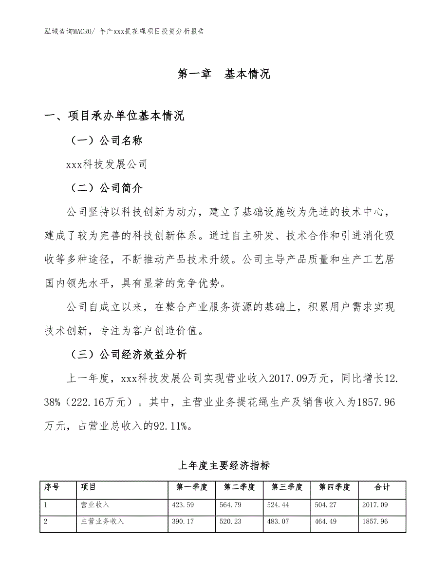 年产xxx提花绳项目投资分析报告_第4页