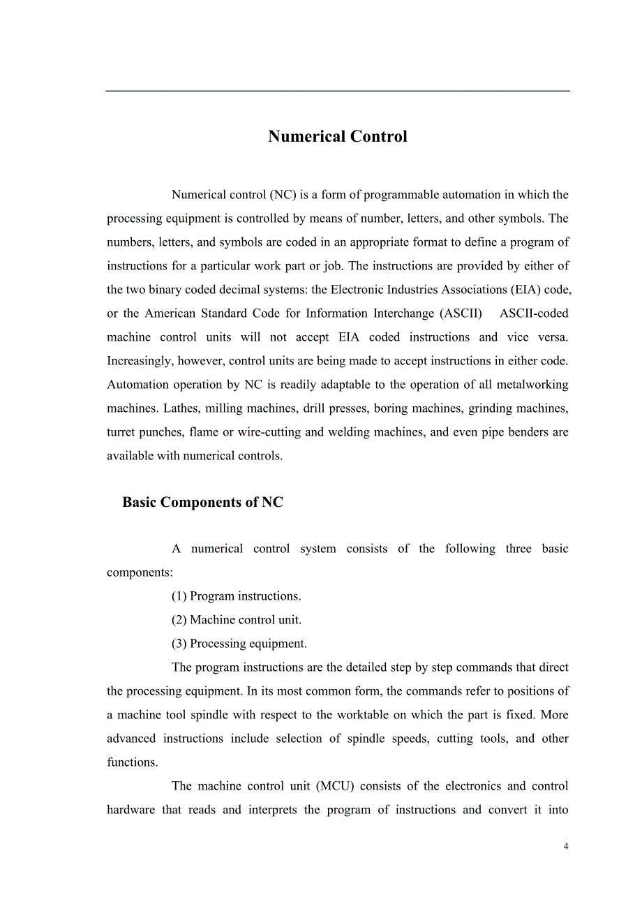 毕业论文外文翻译  数控技术_第4页