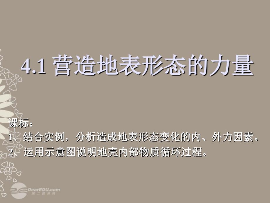 高中地理4.1营造地表形态的力量课件新人教版必修_第1页