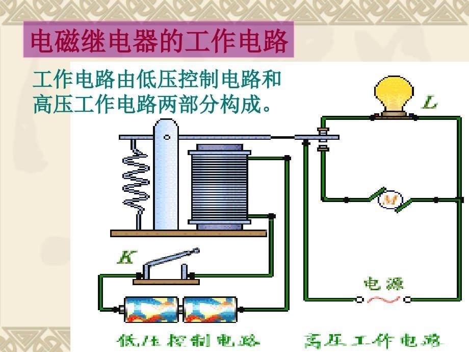 人教版物理八下95《电与磁》五电磁继电器扬声器_第5页