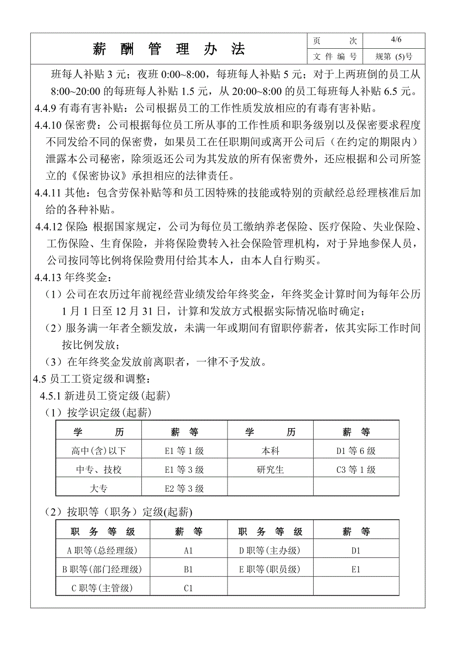 工资制度5号修订版_第4页