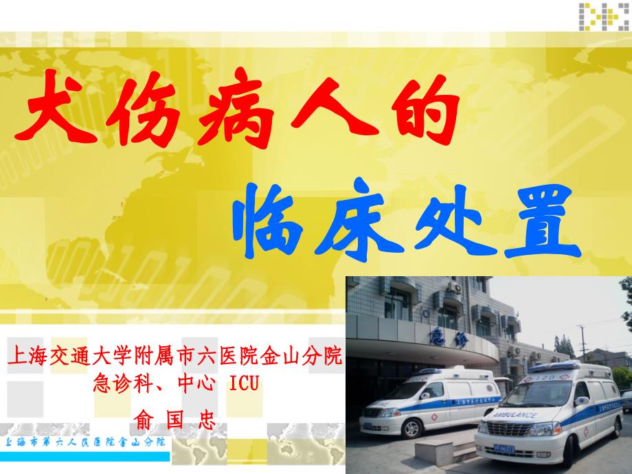 上海市犬伤病人免疫治疗_第1页