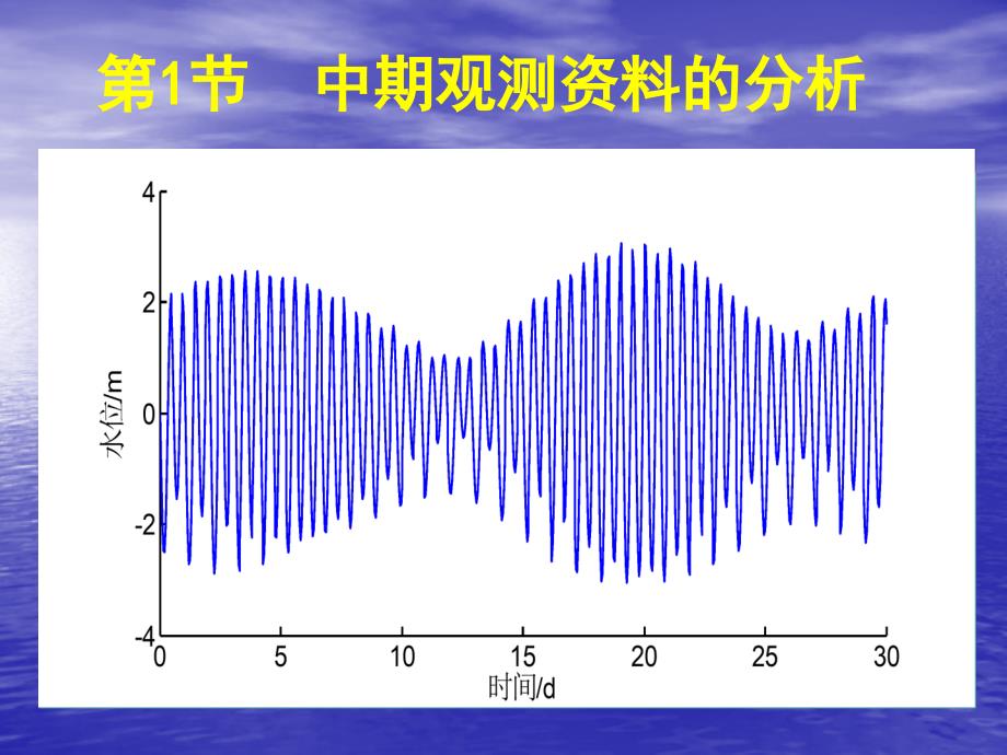 中期和短期观测资料的分析_第1页