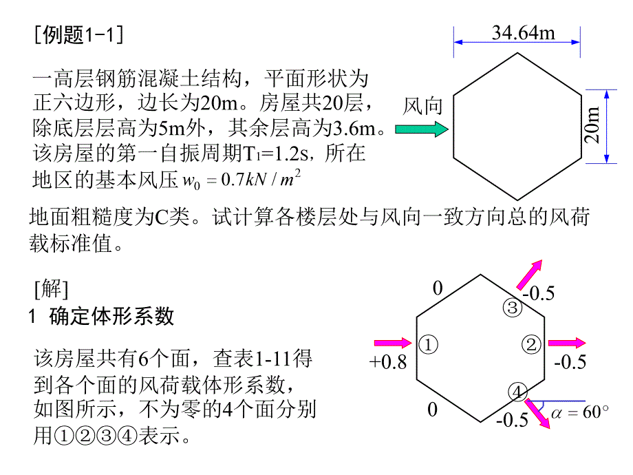 《风荷载计算例题》ppt课件_第1页