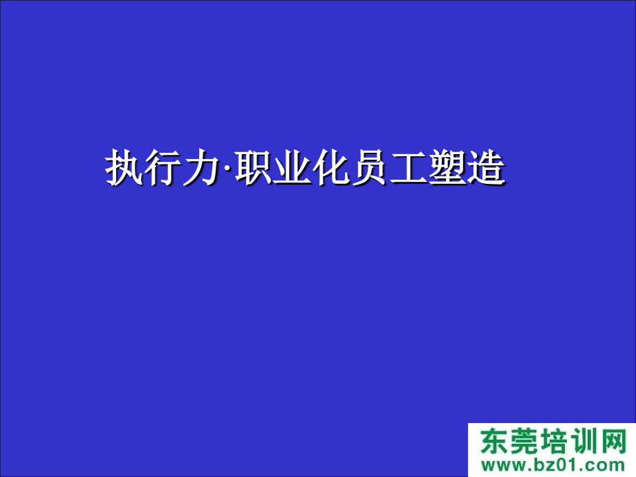 《执行力之员工塑造》ppt课件_第2页