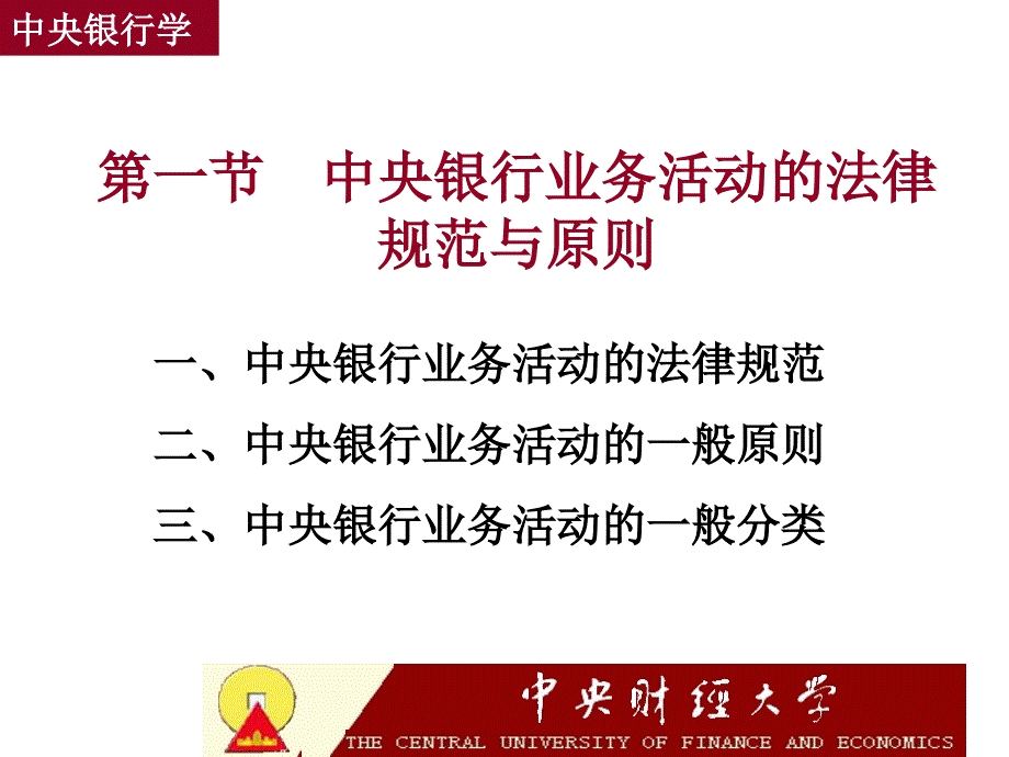 中央银行业务活动的法规原则与资产负债表(中央银行学,王广谦_第3页