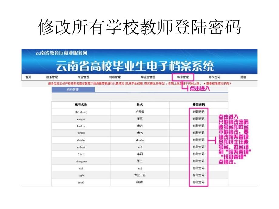 云南高校毕业生电子档案上报系统使用说明_第4页