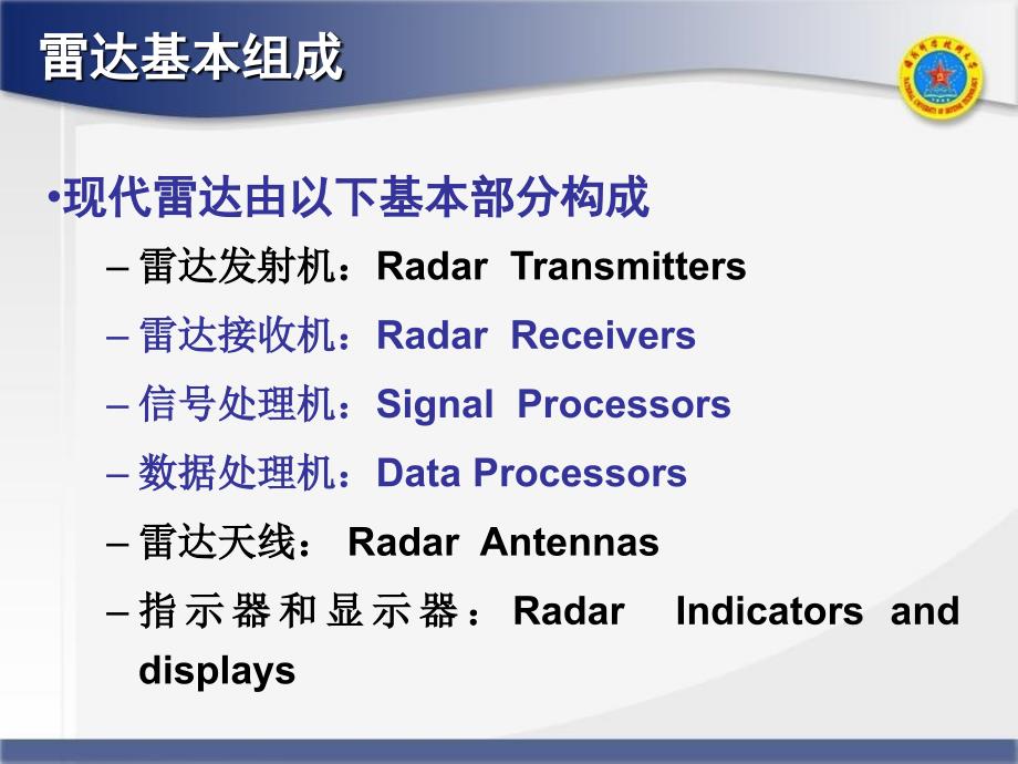 《雷达基本组成》ppt课件_第2页