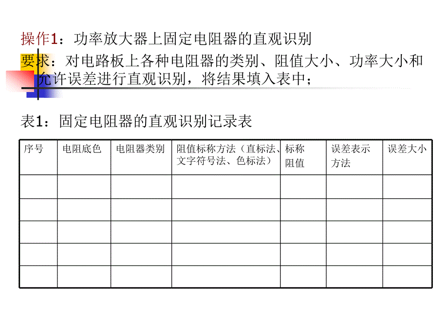 项目1电阻(位)器识别与检测_第4页