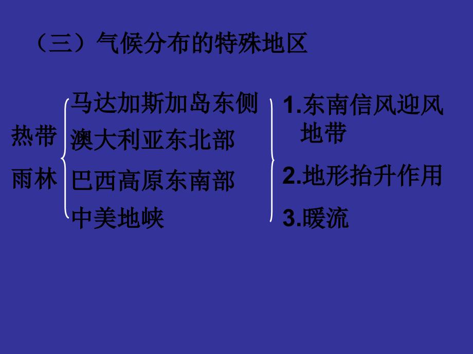 高考文综地理世界地理之特殊地区气候分布_第1页