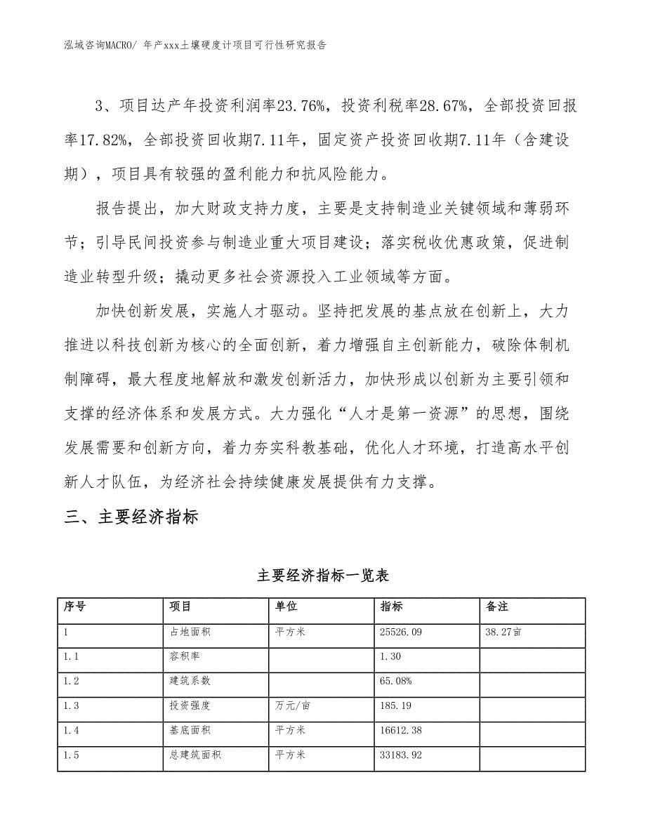 年产xxx土壤硬度计项目可行性研究报告_第5页