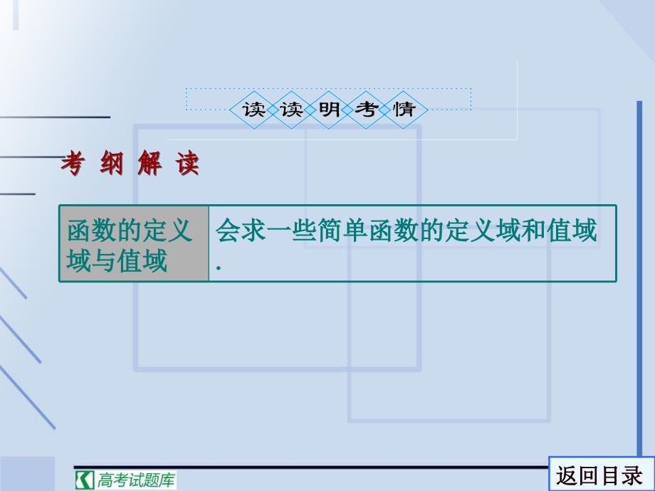 高三第一轮复习数学课件新人教b版：第2编2函数的定义域与值域_第3页