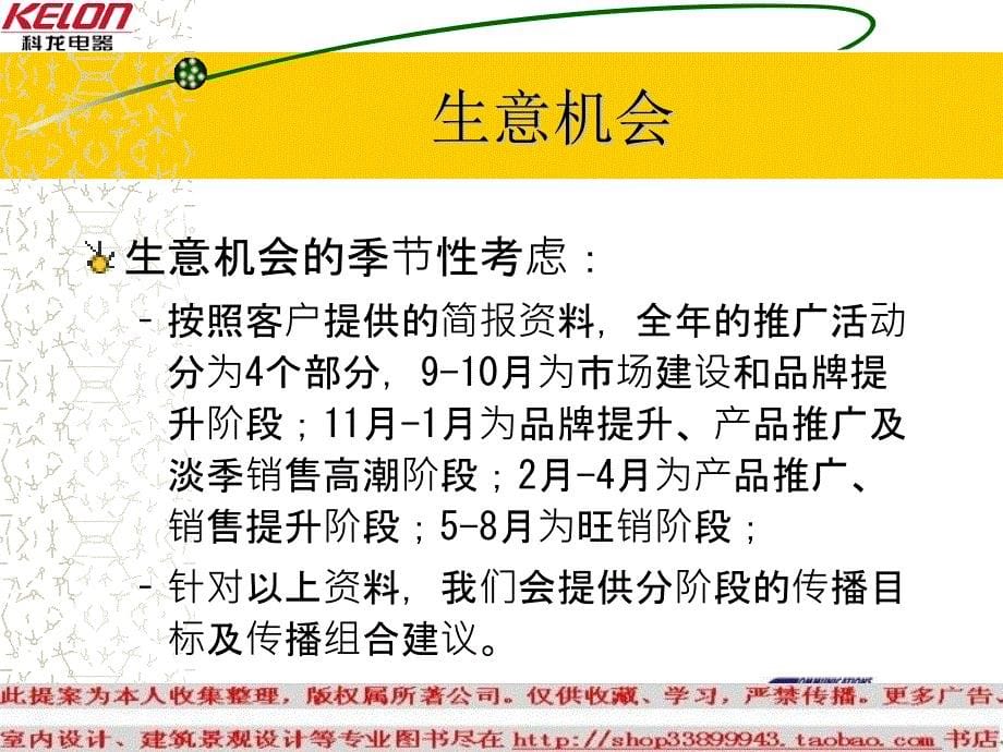 科龙华宝空调冷冻年度传播执行策略模板_第5页