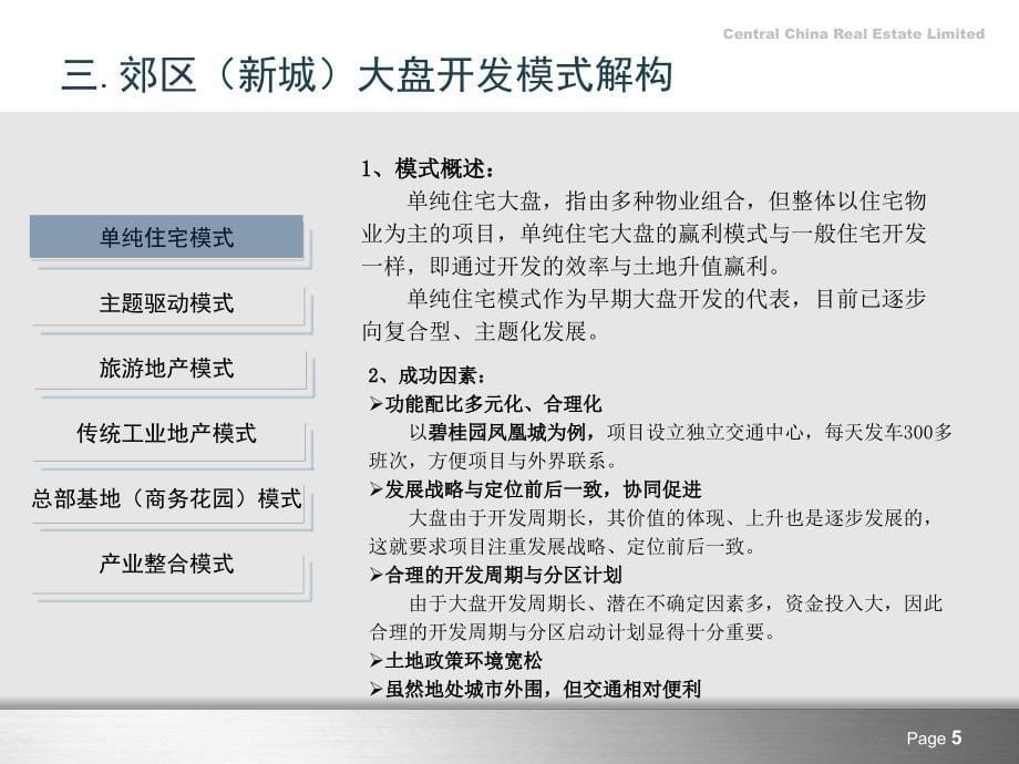 郊区新区大盘开发模式研究_第5页